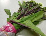 ☆　紅菜花のおひたし作り方6写真