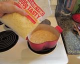 なめたけで、きのこチーズリゾット♪作り方5写真