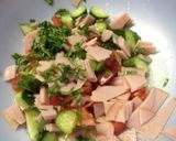 夏野菜の冷たいパスタ作り方5写真