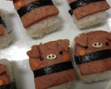 ブタちゃんのスパムおにぎり作り方4写真