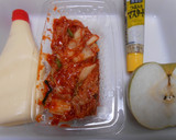 梨と白菜キムチのマヨネーズ和え作り方1写真