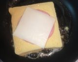 ハムとチーズのメープルクロックムッシュ作り方2写真