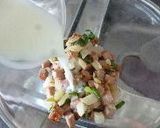 レンジで簡単　スパム(蒸)しパン作り方3写真