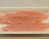 簡単♪ささみの梅マヨピカタ✽柚子胡椒風味作り方1写真