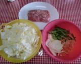 ★挽肉のキャベツたっぷりの＊野菜炒め＊♪作り方1写真
