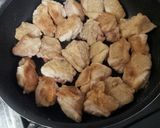 簡単！鶏肉のめんつゆ炒め煮(^_^)v作り方3写真