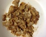 生中華麺・豚肉・ほうれん草で冷やしつけ麺作り方3写真
