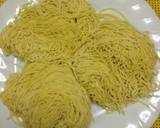 生中華麺・豚肉・ほうれん草で冷やしつけ麺作り方5写真