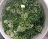 ねぎ玉牛丼作り方1写真