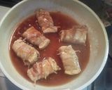 簡単！節約！甘辛豚バラ豆腐ステーキ作り方5写真