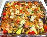 レンジ✩ズッキーニと夏野菜のオーブン焼き作り方8写真