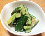 【簡単】たたききゅうりのナムル風胡麻和え作り方4写真