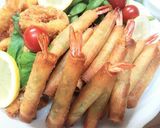 【簡単】海老とバジルのカレー風味春巻き作り方10写真
