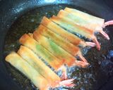 【簡単】海老とバジルのカレー風味春巻き作り方9写真