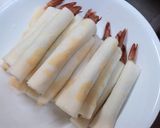 【簡単】海老とバジルのカレー風味春巻き作り方8写真