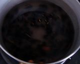 黒豆茶の黒豆で、はちみつ入り寒天を♪作り方2写真