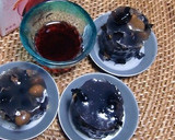 黒豆茶の黒豆で、はちみつ入り寒天を♪作り方6写真