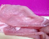 節約！とんかつ用の肉を生姜焼き用に変える作り方3写真