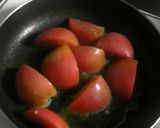 簡単トマトパスタ作り方1写真