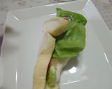 生ハムとサラダ菜のふんわりクレープ巻き☆作り方3写真