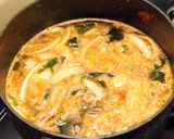 超簡単わかめスープで作るカレーうどん作り方5写真
