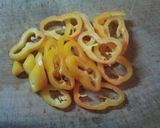 山東菜とスイートペッパー炒め作り方1写真