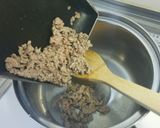 【激安レシピ】もやしと挽き肉の味噌汁作り方3写真
