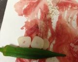 オクラとニンニクのスタミナ肉巻き作り方2写真