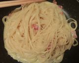 牛乳でさっぱり☆簡単カルボナーラ作り方5写真