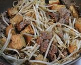 夏バテ予防!豚肉+塩麹de厚揚げニラ炒め作り方4写真