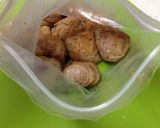 お弁当に自然解凍で簡単！ジューシー肉卵♪作り方5写真
