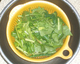 超簡単！厚切りベーコンとほうれん草炒め作り方1写真