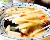 ●レンジ蒸し茄子と鶏ハムのサラダ●作り方2写真