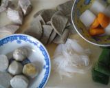 鮪と黒はんぺんの野菜煮作り方3写真