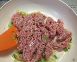 納豆と豚挽肉のレタス包み作り方2写真
