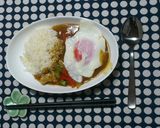 世羅卵の目玉焼き乗っけ★広島産鶏カレー作り方7写真