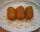 かにクリームコロッケあんかけライス作り方2写真