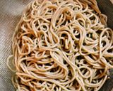 冷でも温でも！ピリ辛肉ねぎそばつけ麺作り方8写真