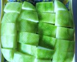 冷たい冬瓜❁白梅酢ジュレかけ作り方3写真