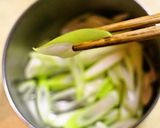 冷でも温でも！ピリ辛肉ねぎそばつけ麺作り方2写真