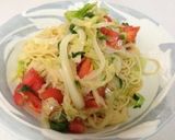 キャベツ消費 大葉とトマトの冷製パスタ☆作り方7写真