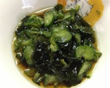 簡単さっぱり！きゅうりとワカメの酢の物作り方5写真