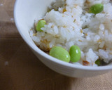 枝豆ごはん（枝豆と梅とゴマはあと混ぜ）作り方4写真