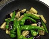 茄子・万願寺唐辛子を豚肉とおじゃこで作り方3写真