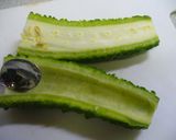 ゴーヤとトマトのツナサラダ^^作り方1写真