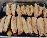 鶏手羽中のにんにく醤油漬け込み焼き作り方1写真