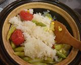 夏野菜の炊き込みご飯作り方5写真