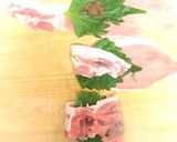 夏のおかずに!豚肉の梅紫蘇はさみ焼き作り方3写真