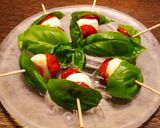 セミドライトマトのカプレーゼ風ピンチョス作り方4写真