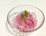 夏向き＊簡単さっぱり紫タマネギの甘酢漬け作り方3写真